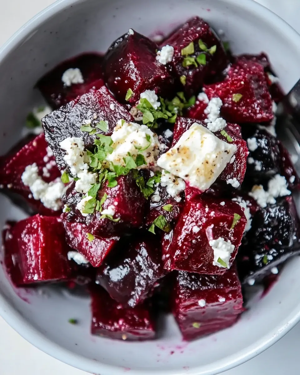 Roasted Beets With Goat Cheese
