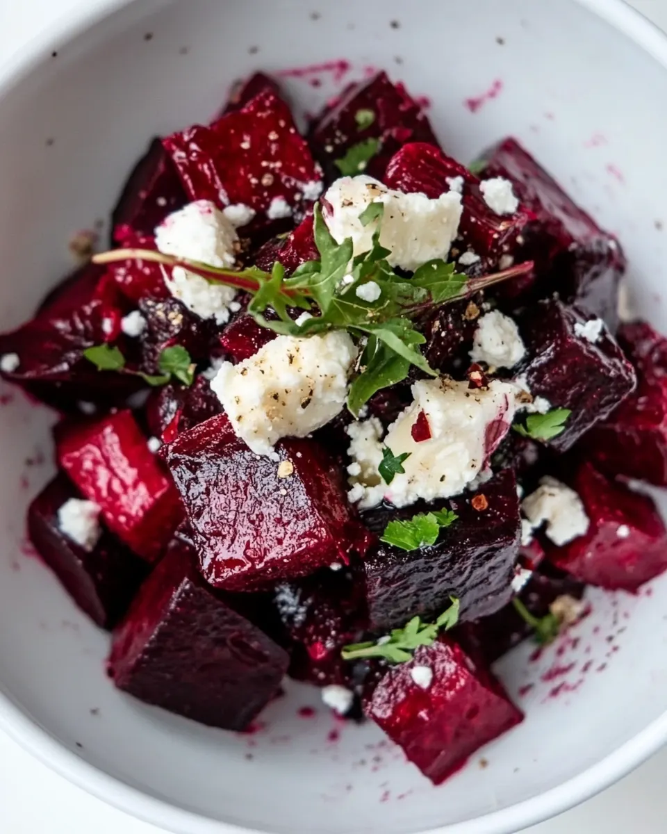Roasted Beets With Goat Cheese