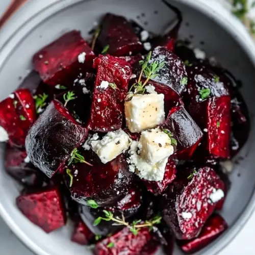 Roasted Beets With Goat Cheese