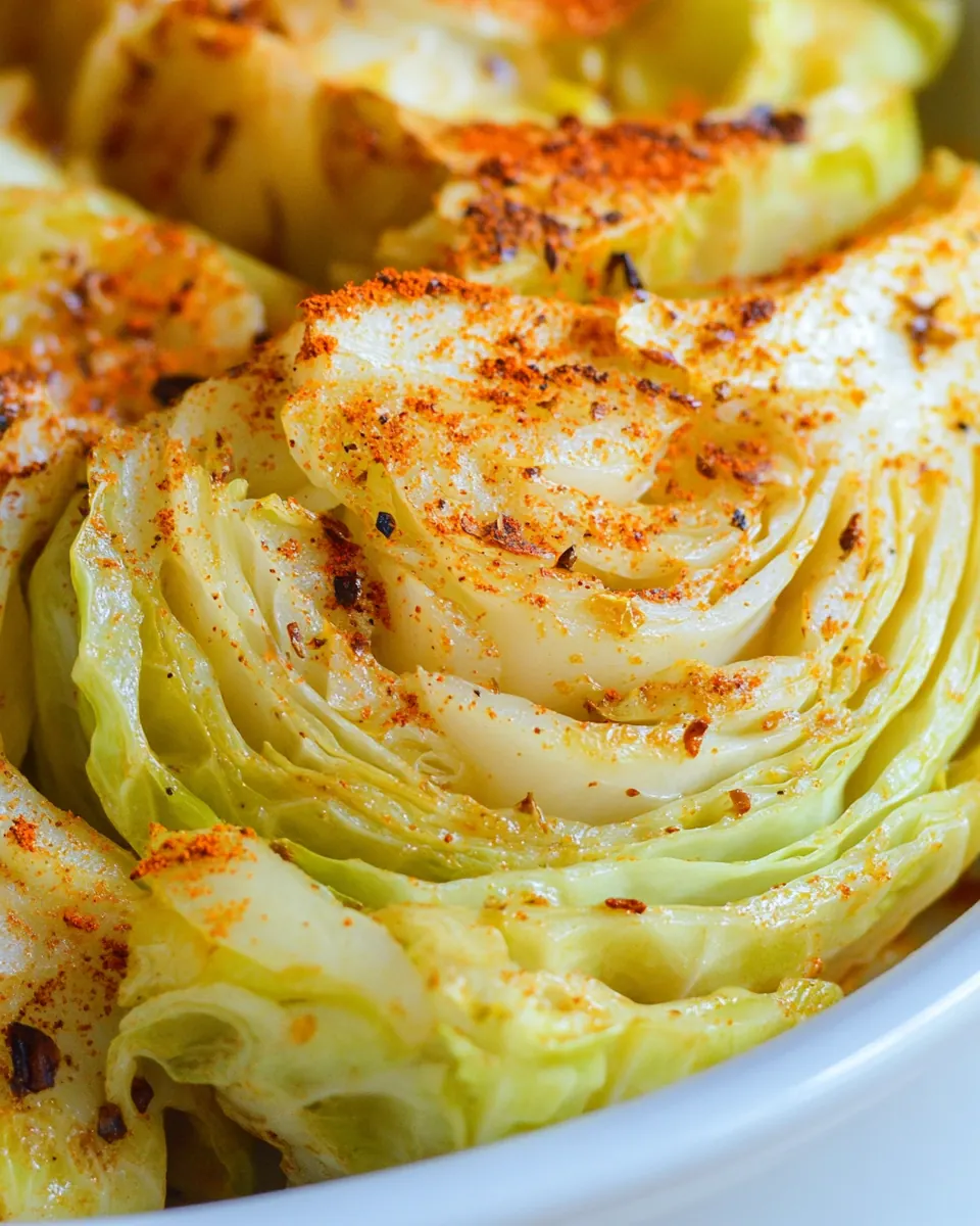 Roasted Cabbage in the Oven