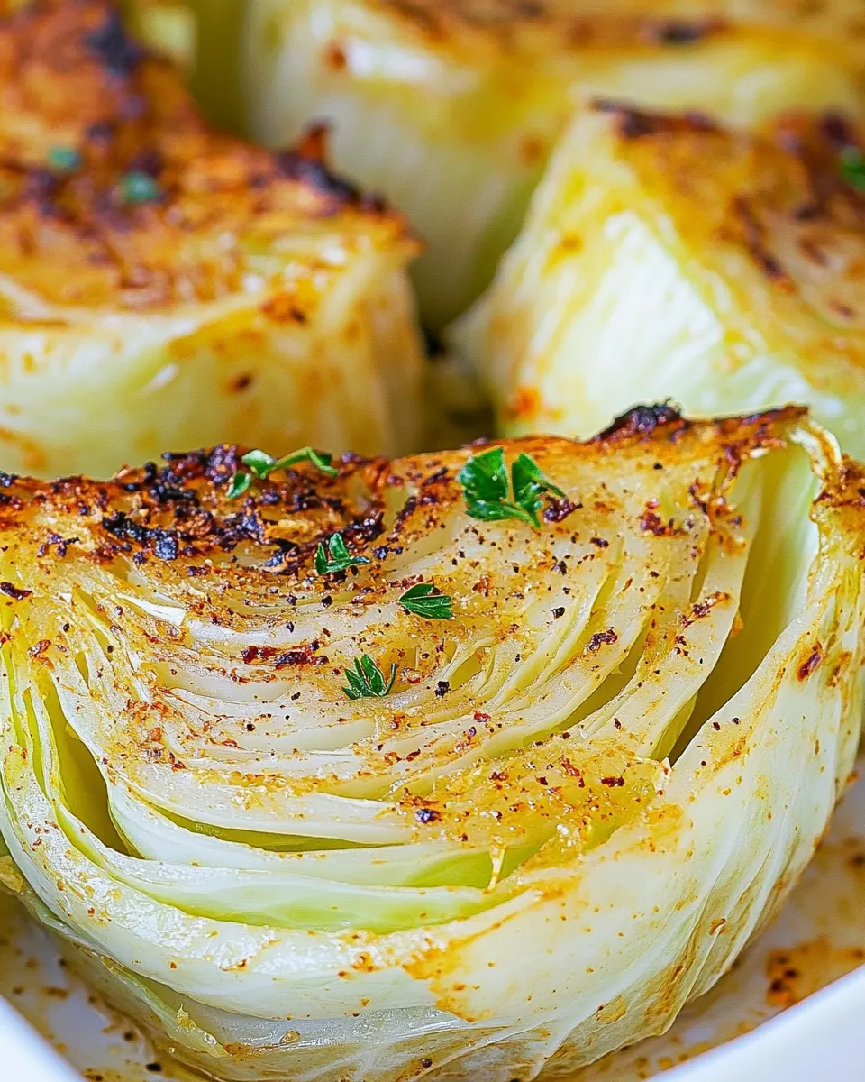 Roasted Cabbage in the Oven