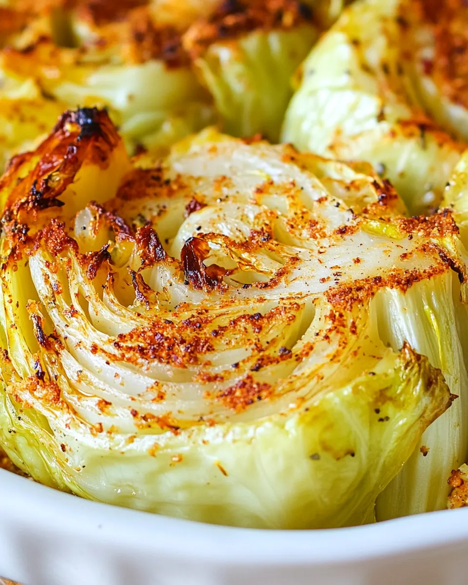 Roasted Cabbage in the Oven