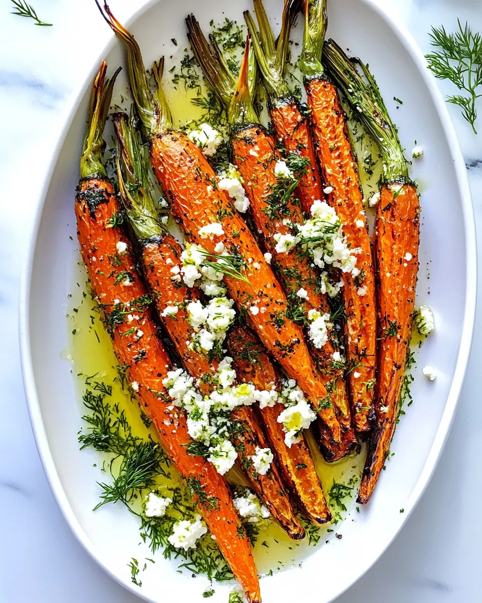 Roasted Carrots with Dill Gremolata