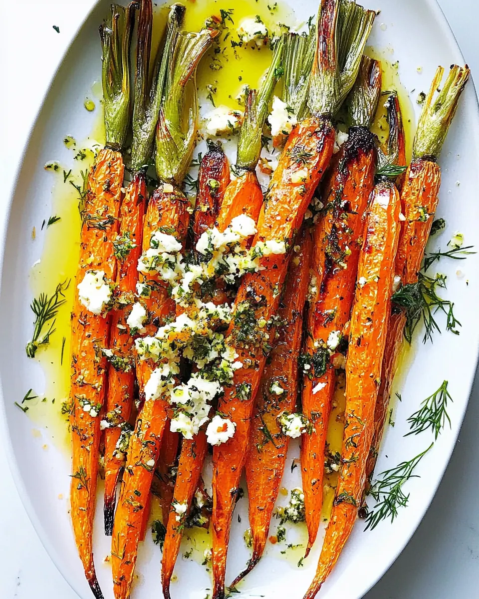 Roasted Carrots with Dill Gremolata