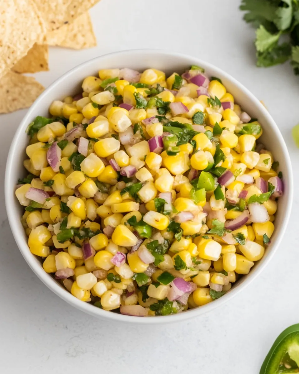 Roasted Chili Corn Salsa