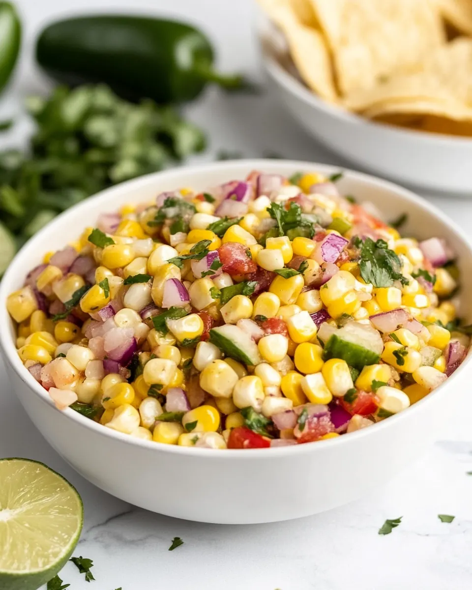 Roasted Chili Corn Salsa
