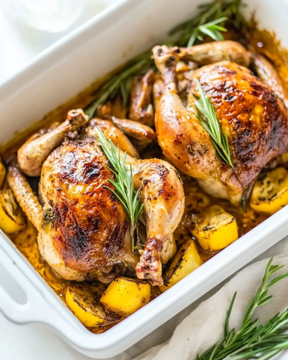 Roasted Cornish Hens