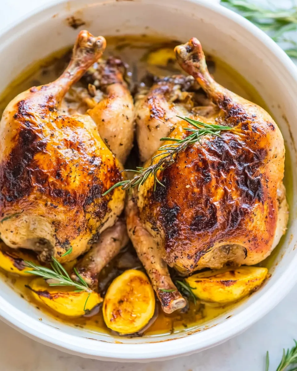 Roasted Cornish Hens