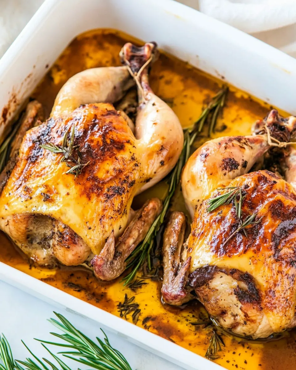 Roasted Cornish Hens