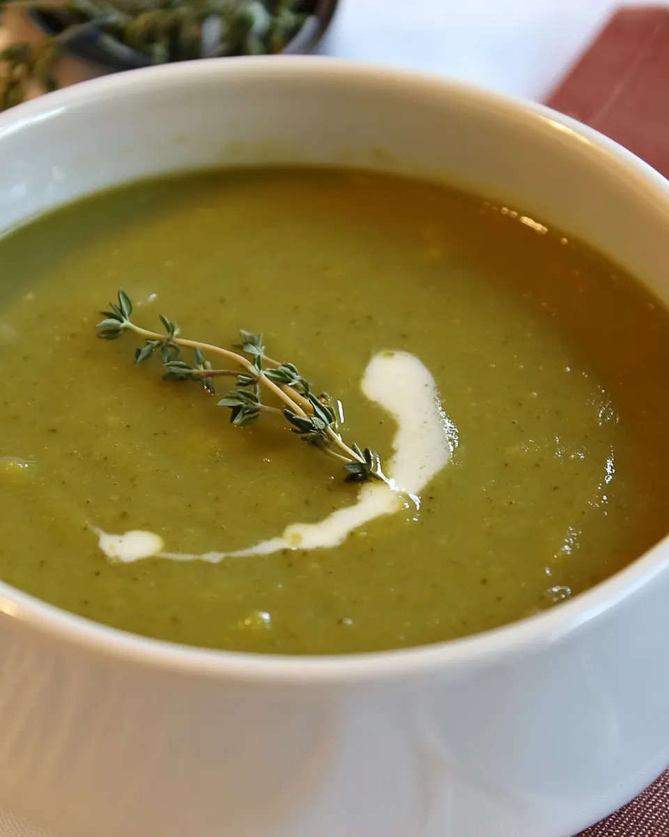 Roasted Eggplant Split Pea Soup