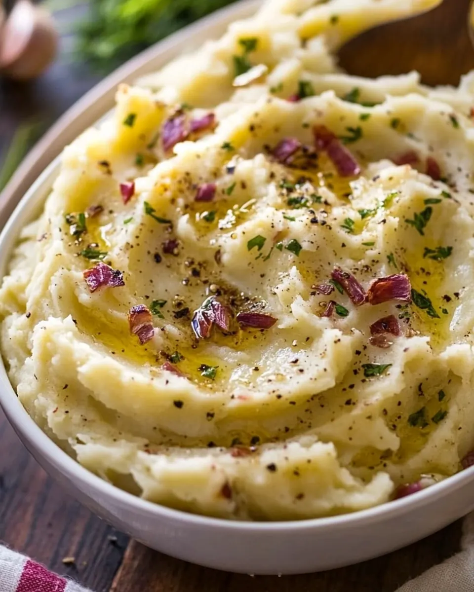 Roasted Garlic Mashed Potatoes