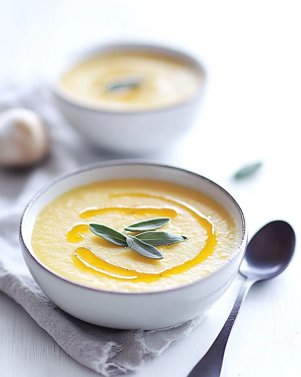 Roasted Garlic and Parsnip Soup