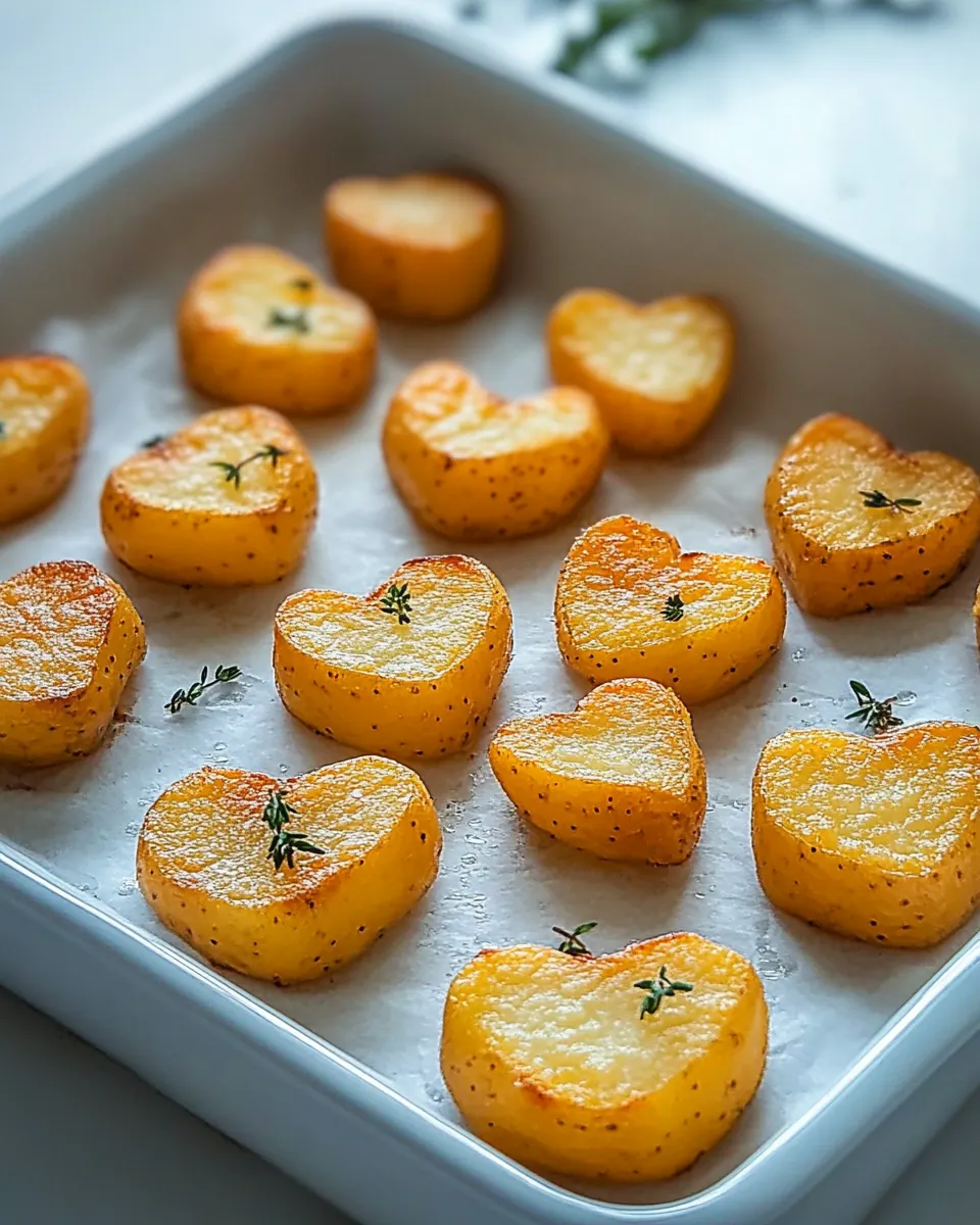 Roasted Heart Potatoes