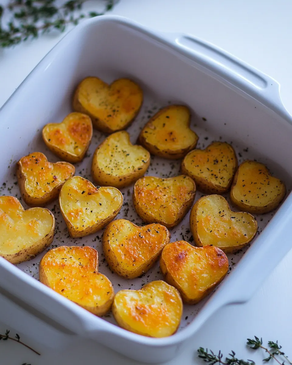 Roasted Heart Potatoes