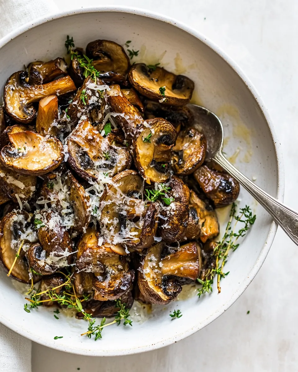 Roasted Mushrooms with Parmesan