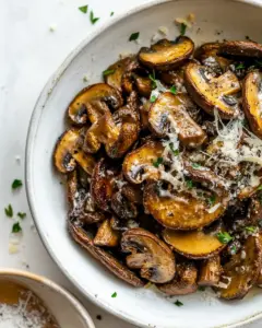 Roasted Mushrooms with Parmesan