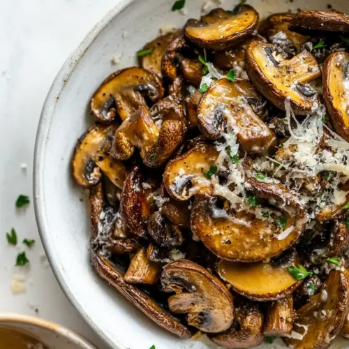Roasted Mushrooms with Parmesan