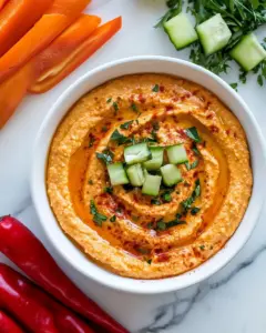 Roasted Red Pepper Hummus