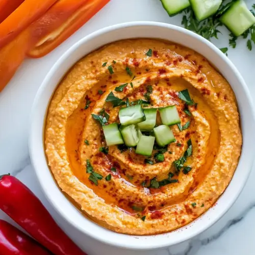 Roasted Red Pepper Hummus
