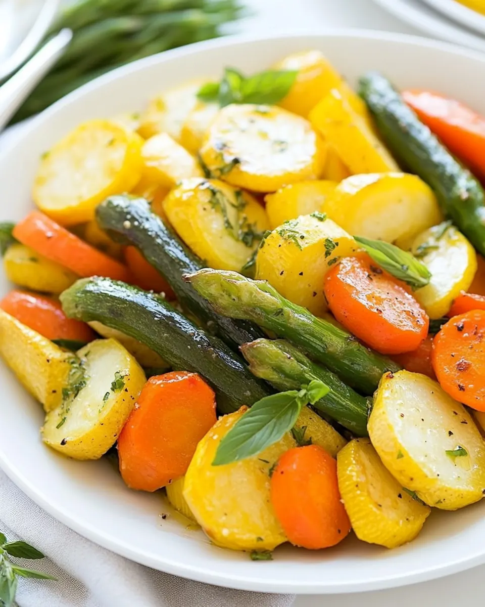 Roasted Spring Vegetables
