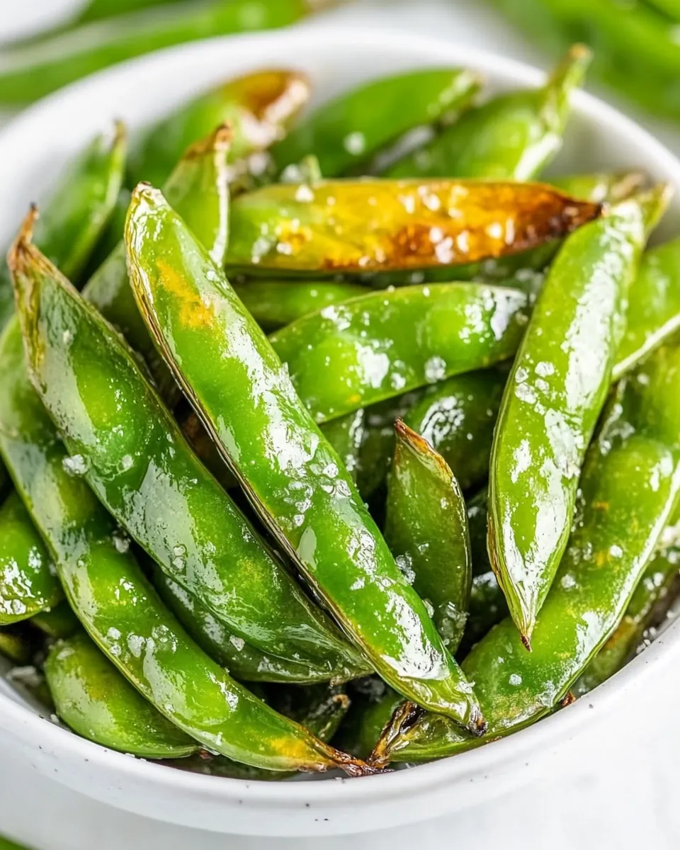 Roasted Sugar Snap Peas