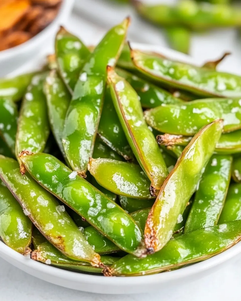 Roasted Sugar Snap Peas