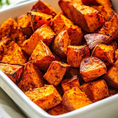 Roasted Sweet Potatoes in Air Fryer