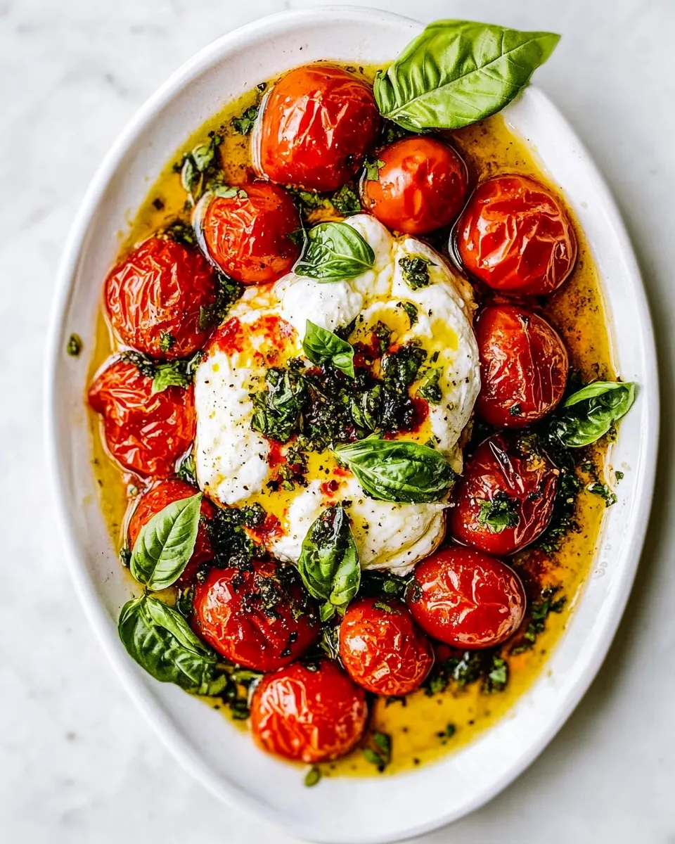 Roasted Tomatoes with Burrata