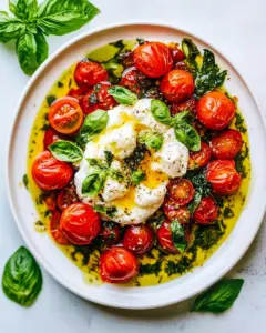 Roasted Tomatoes with Burrata