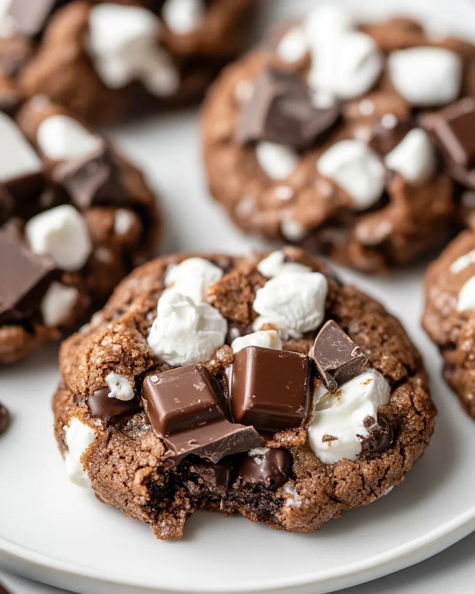 Rocky Road Chocolate Cookies
