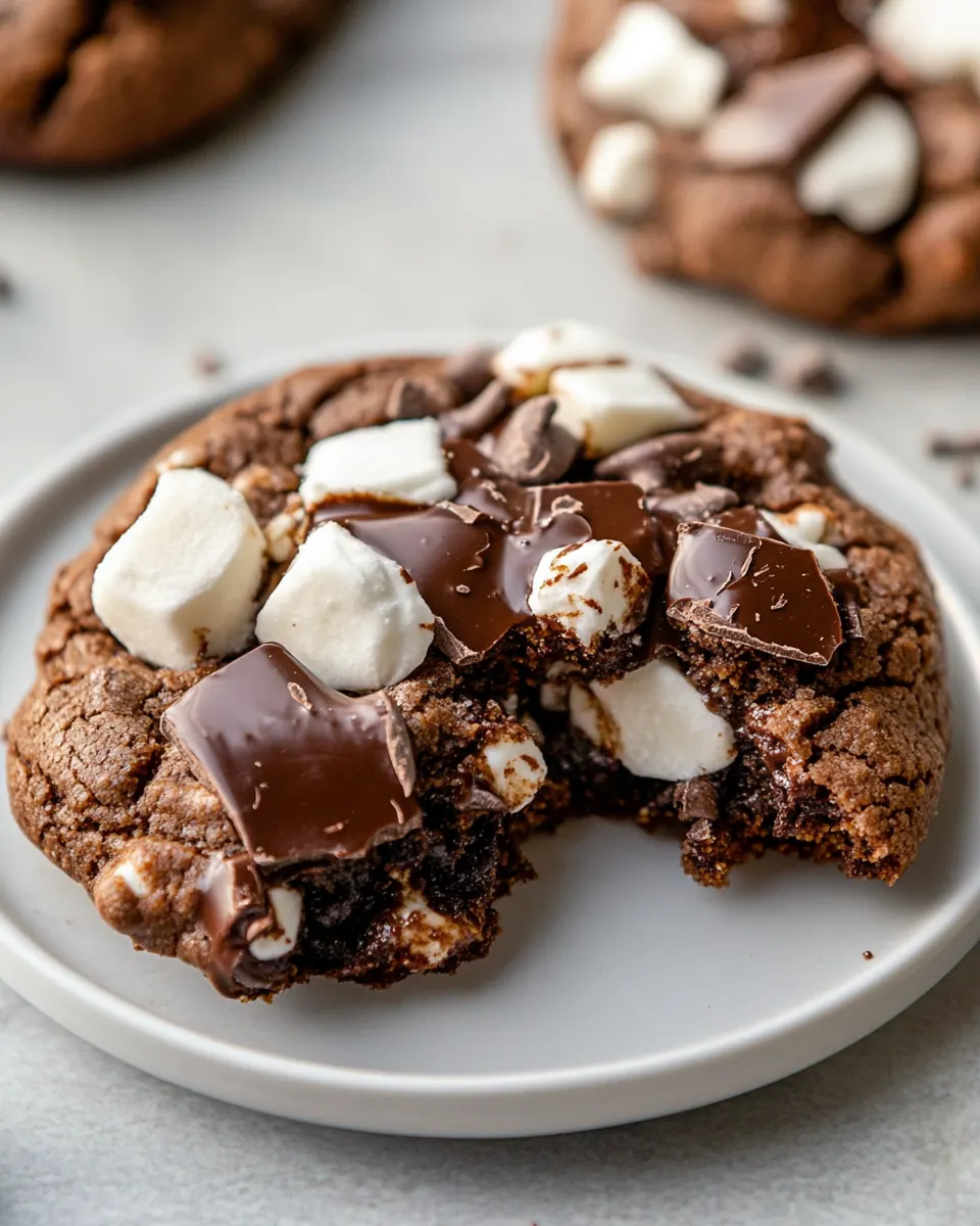 Rocky Road Chocolate Cookies
