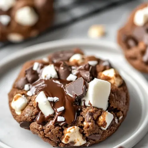 Rocky Road Chocolate Cookies