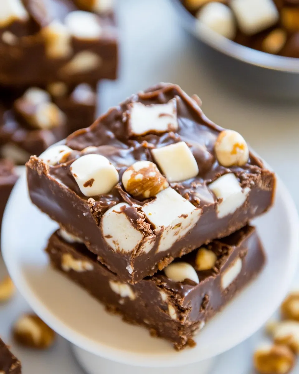 Rocky Road Fudge