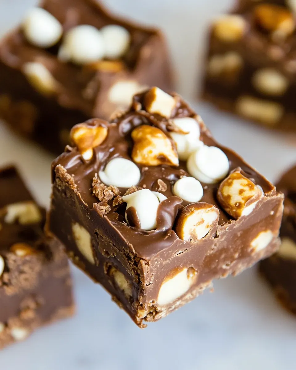 Rocky Road Fudge