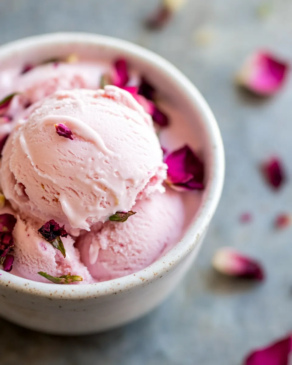 Rose Ice Cream
