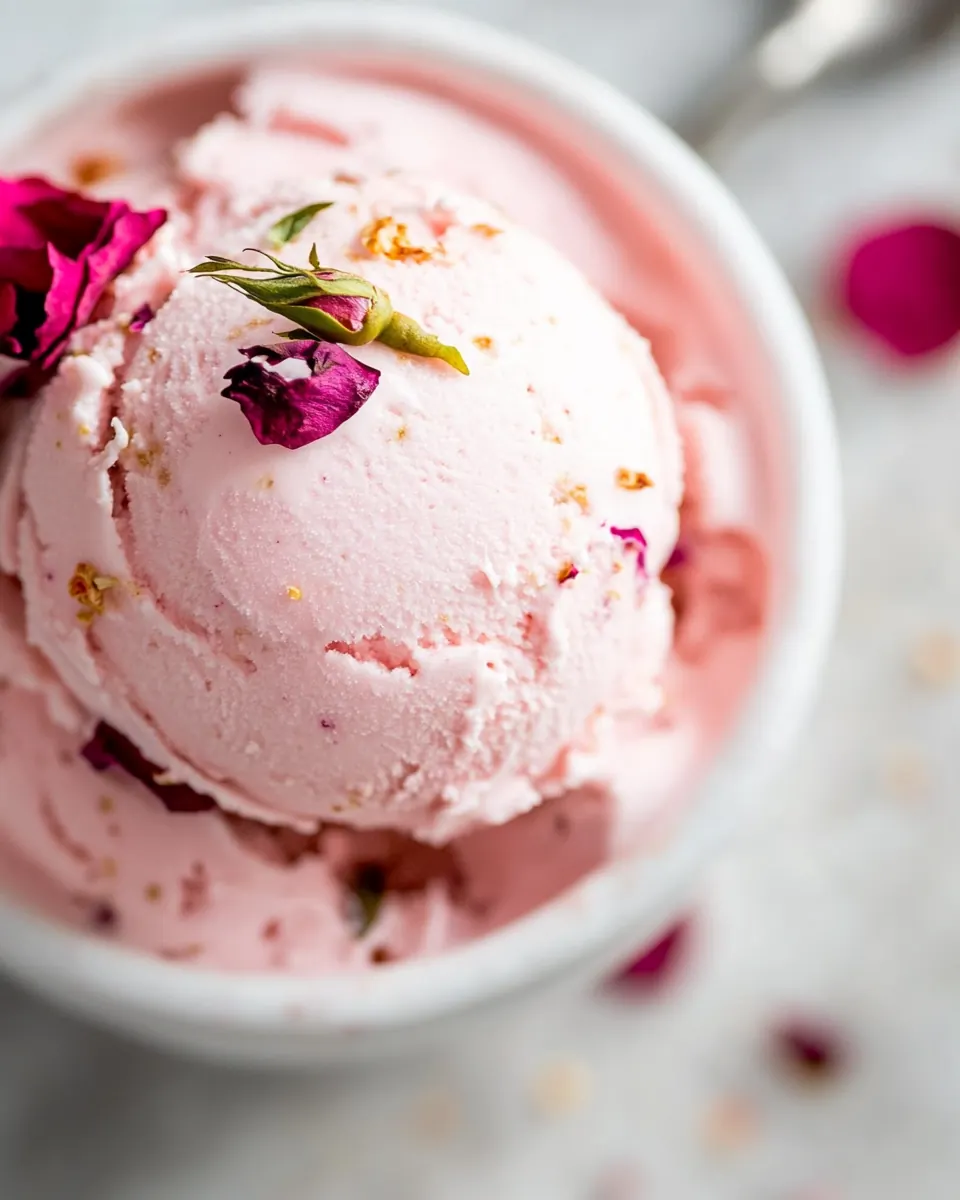 Rose Ice Cream