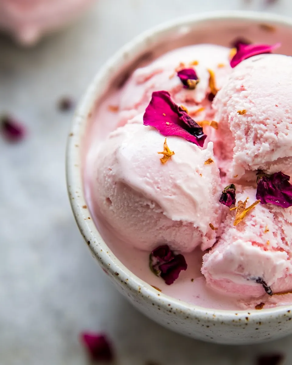 Rose Ice Cream