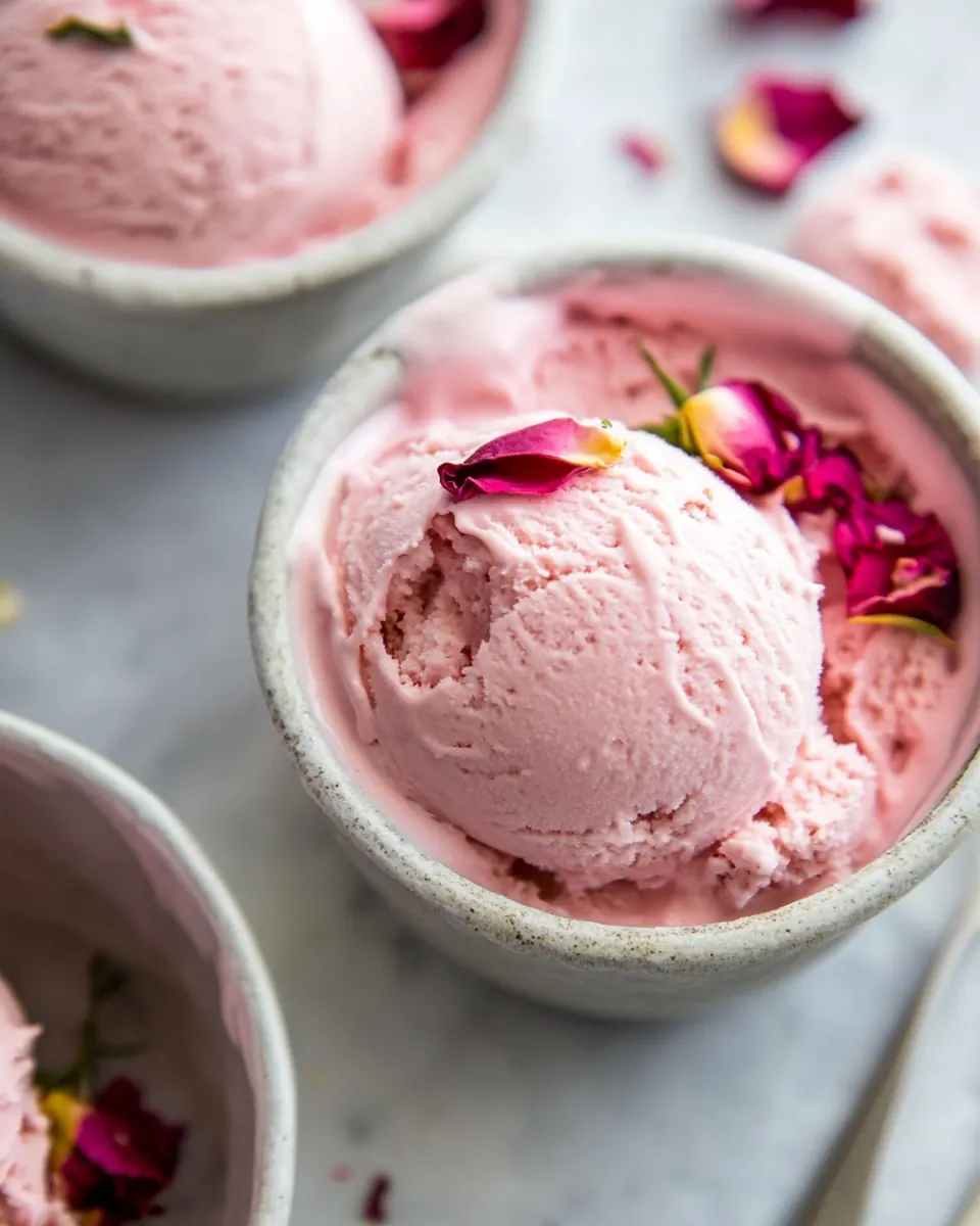 Rose Ice Cream