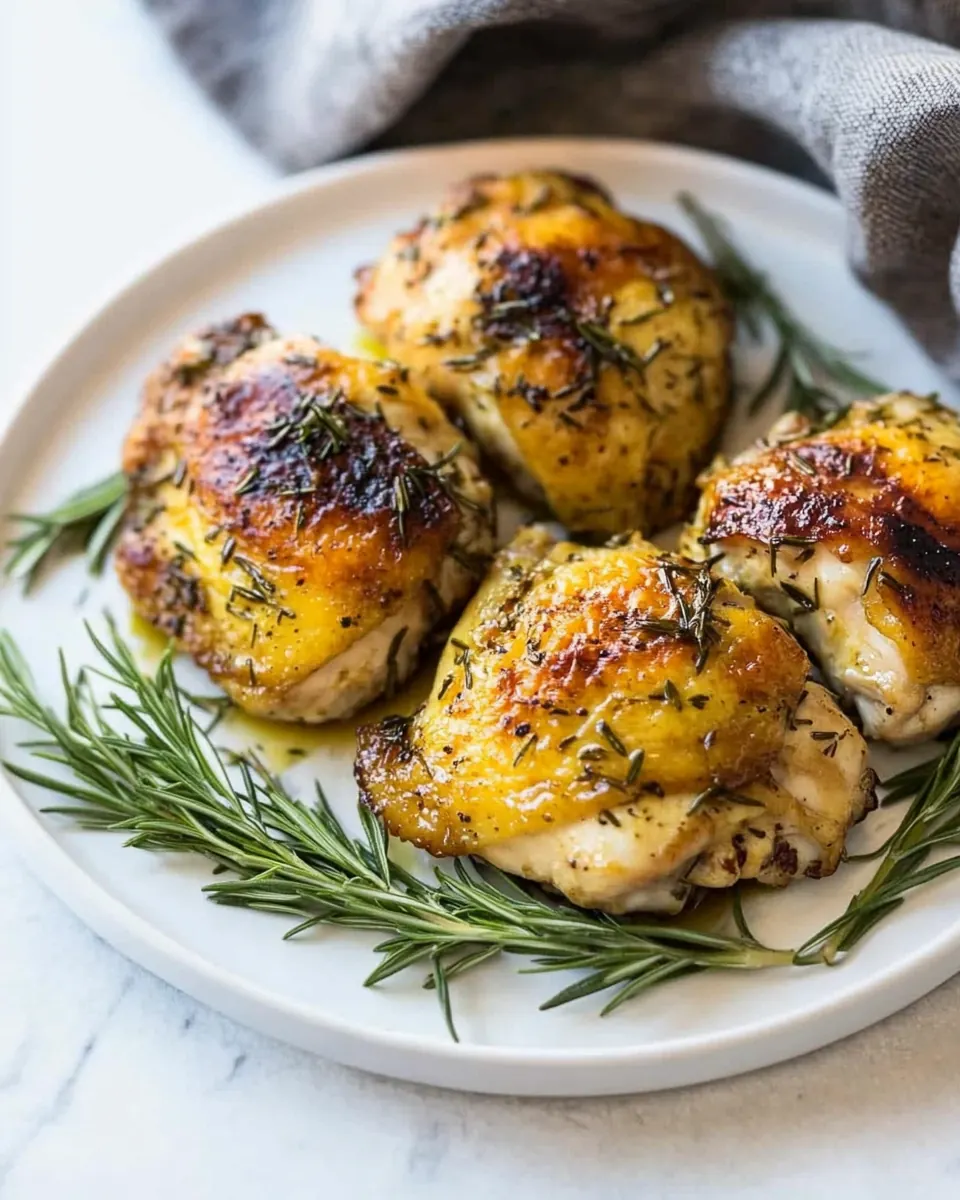 Rosemary Chicken Thighs