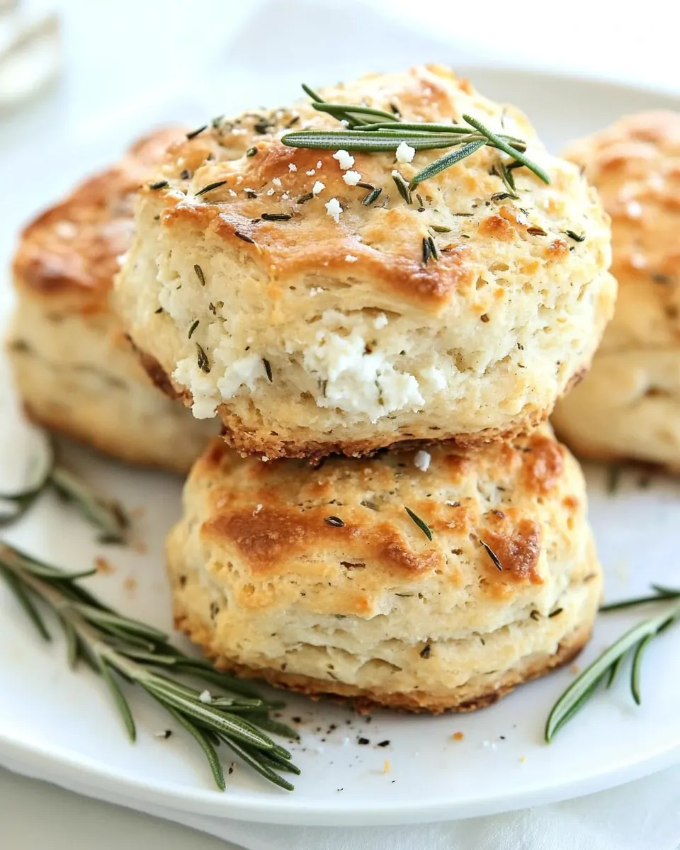 Rosemary Goat Cheese Biscuits