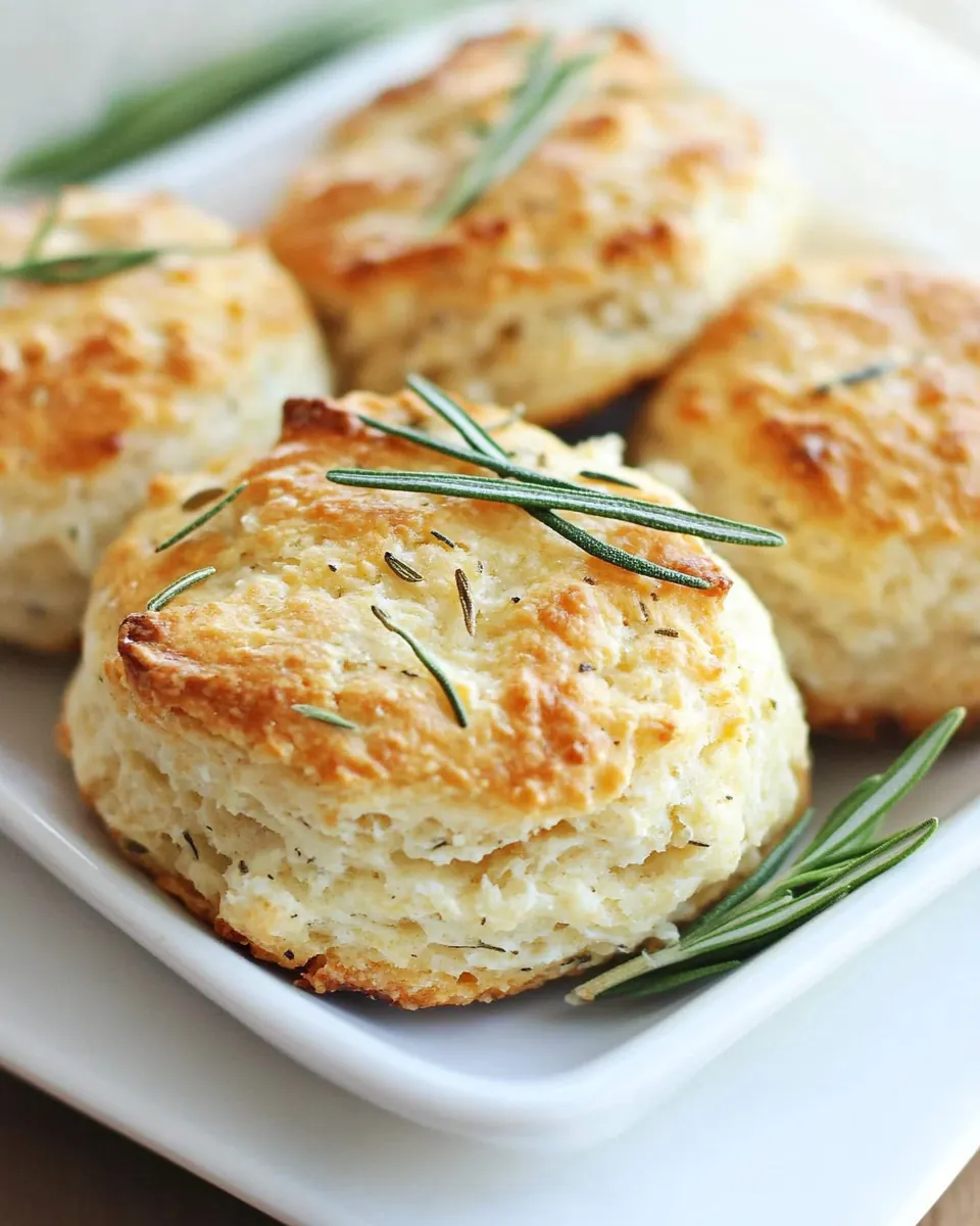 Rosemary Goat Cheese Biscuits