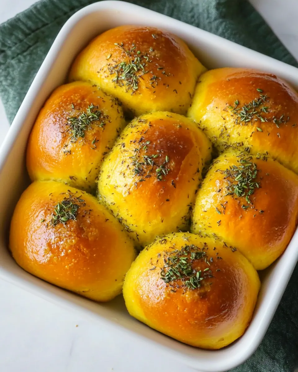Rosemary Pumpkin Rolls