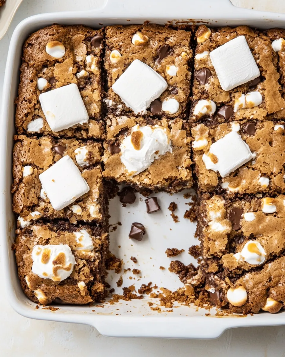 S'mores Blondies