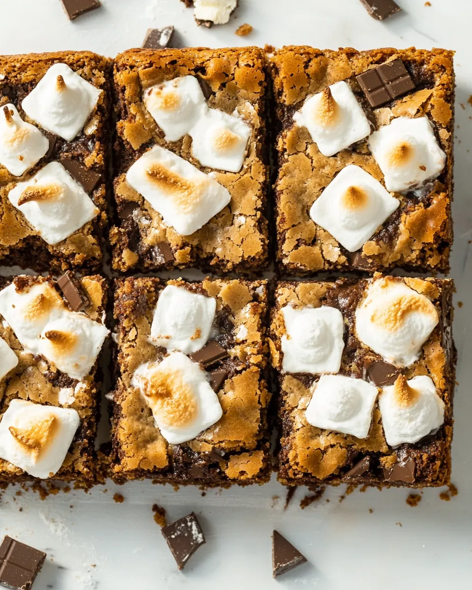 S'mores Blondies