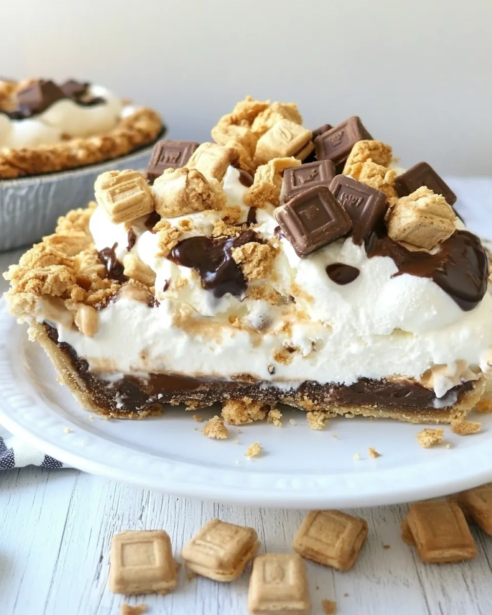 S'mores Ice Cream Pie