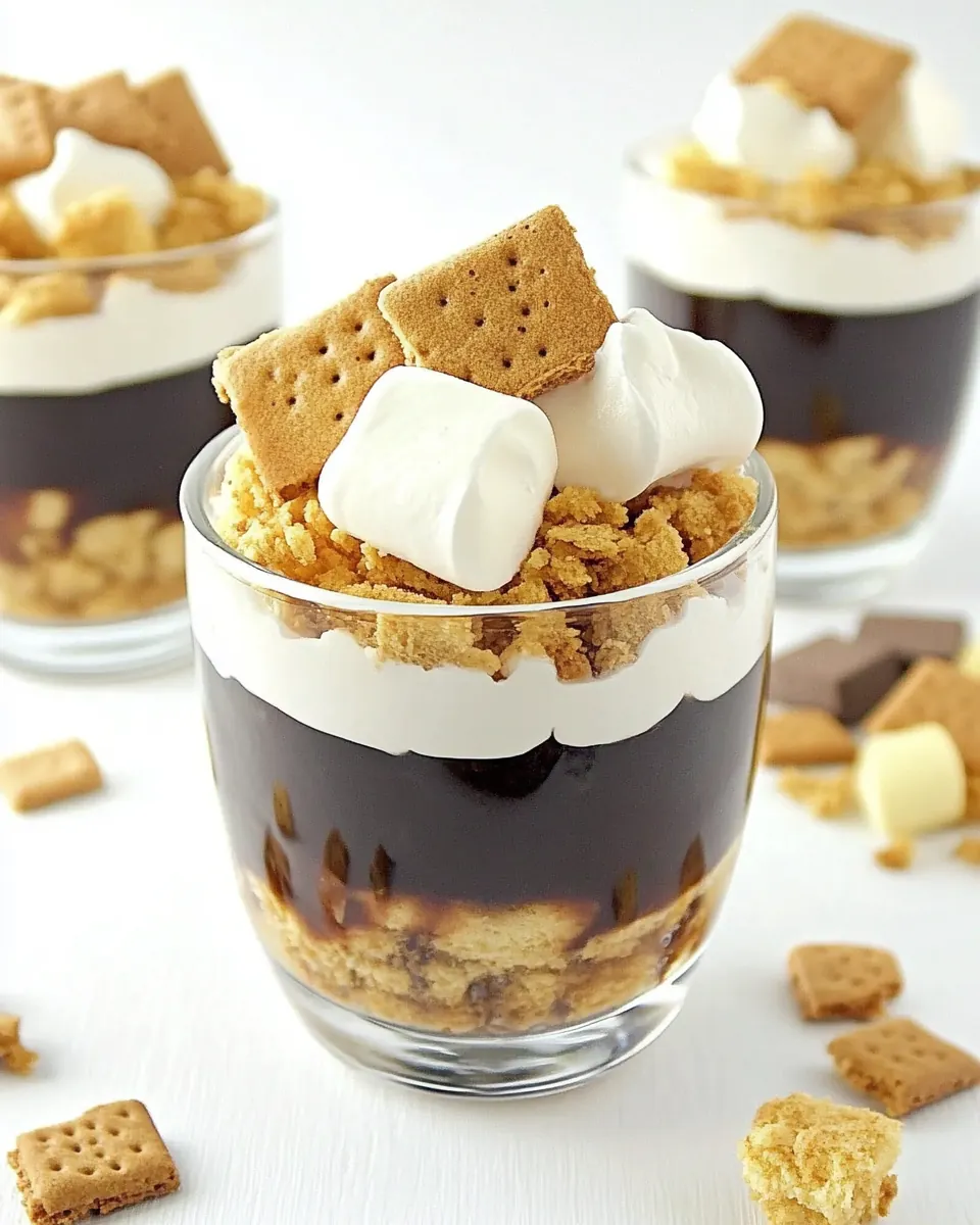 S'mores Pudding Parfaits