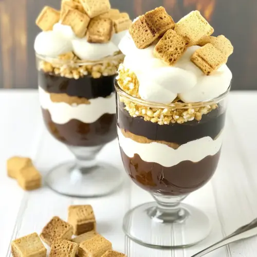 S'mores Pudding Parfaits