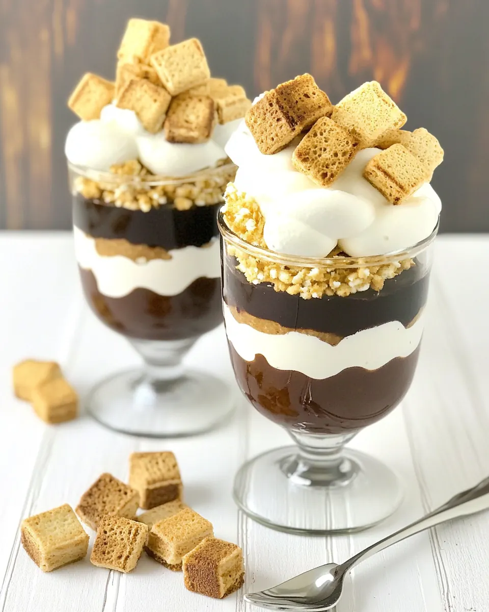 S'mores Pudding Parfaits