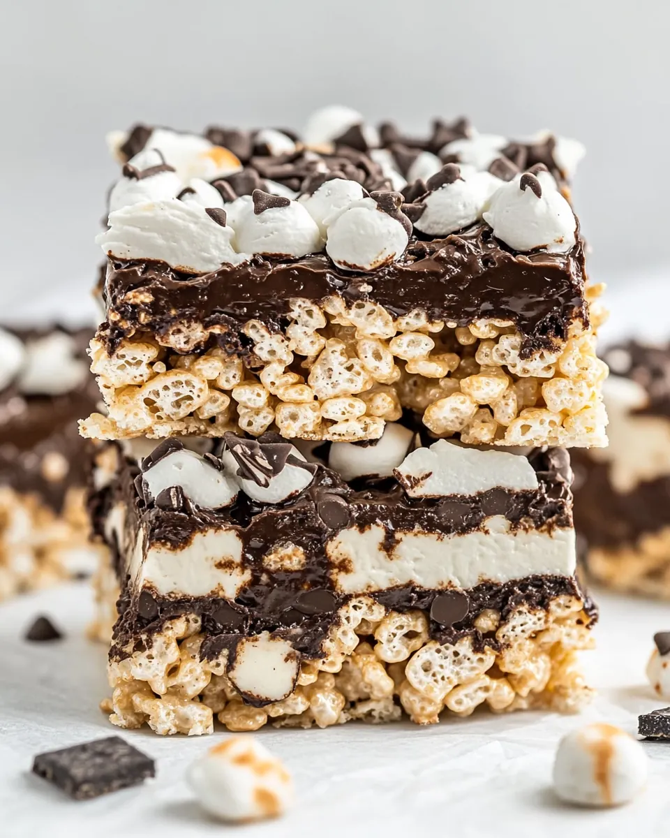 S'mores Rice Krispie Treats