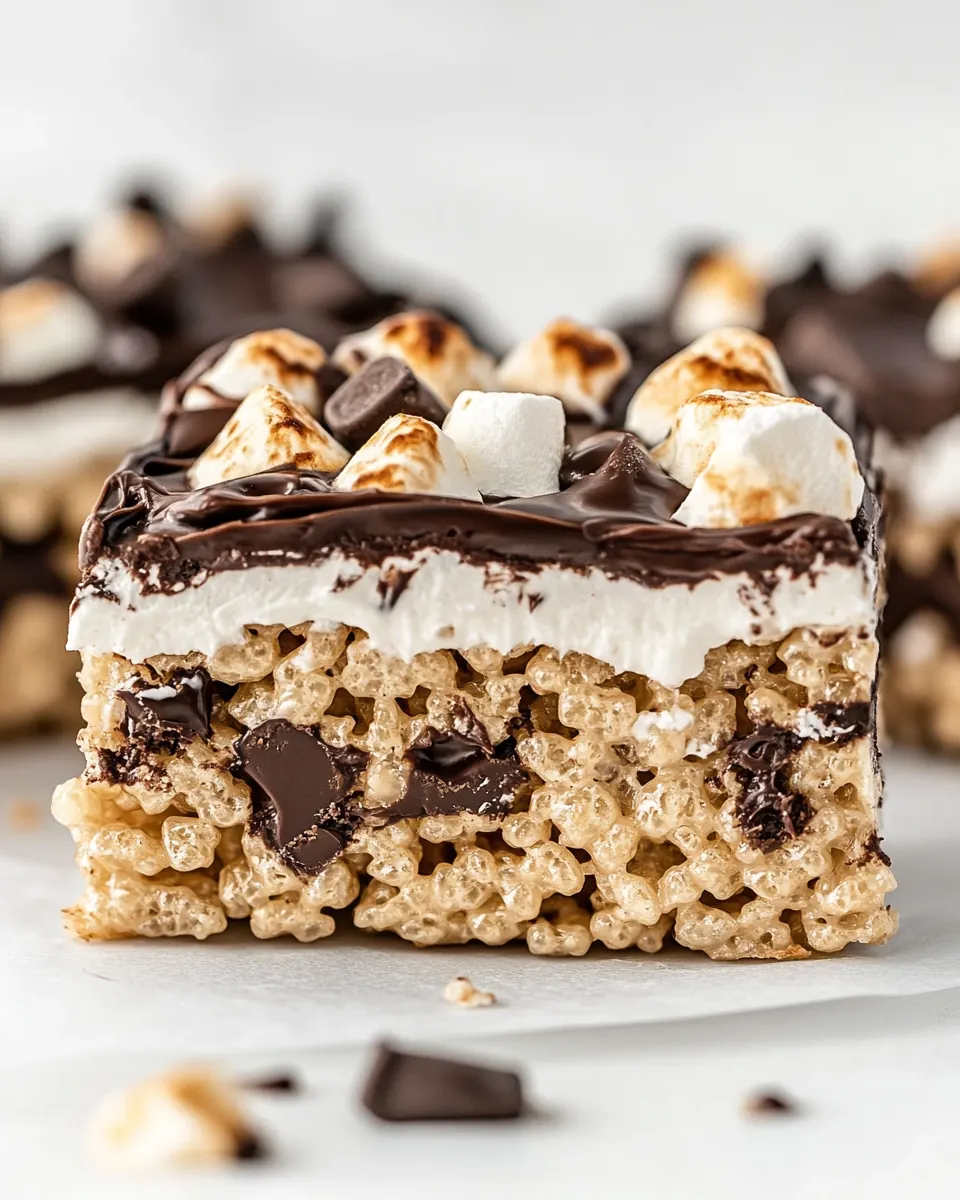 S'mores Rice Krispie Treats